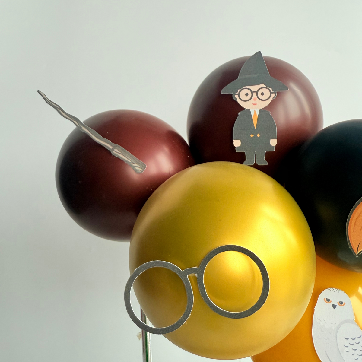 Personalised Harry potter style inspired magic themed balloon cake topper product photo 4
