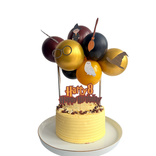 Personalised Harry potter style inspired magic themed balloon cake topper product photo