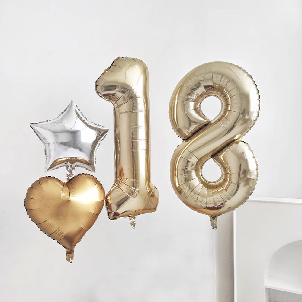 Personalised jungle safari wild animal zoo giraffe balloon stack bouquet product photo 6