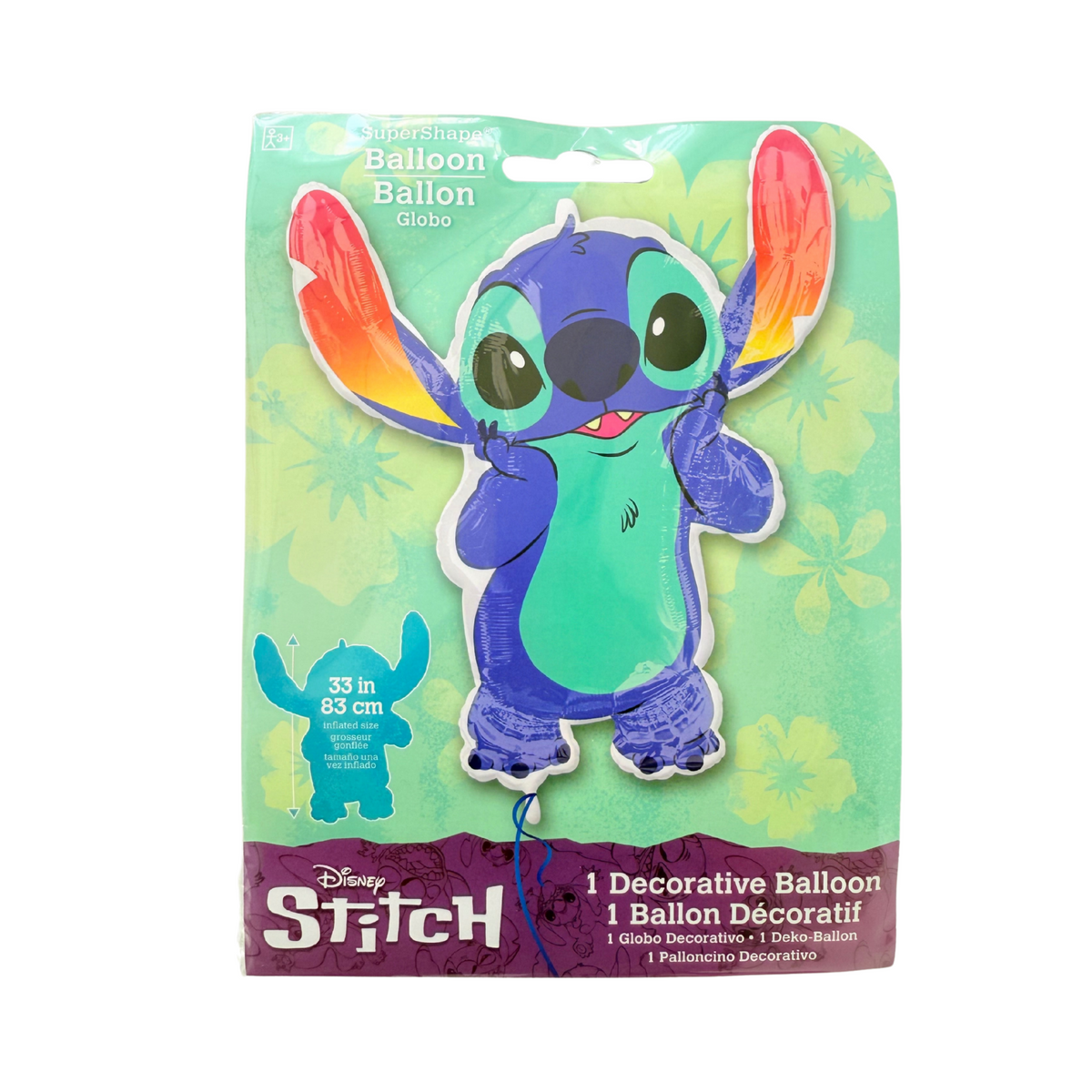 Personalised Stitch movie Balloon bouquet stand display product photo 4