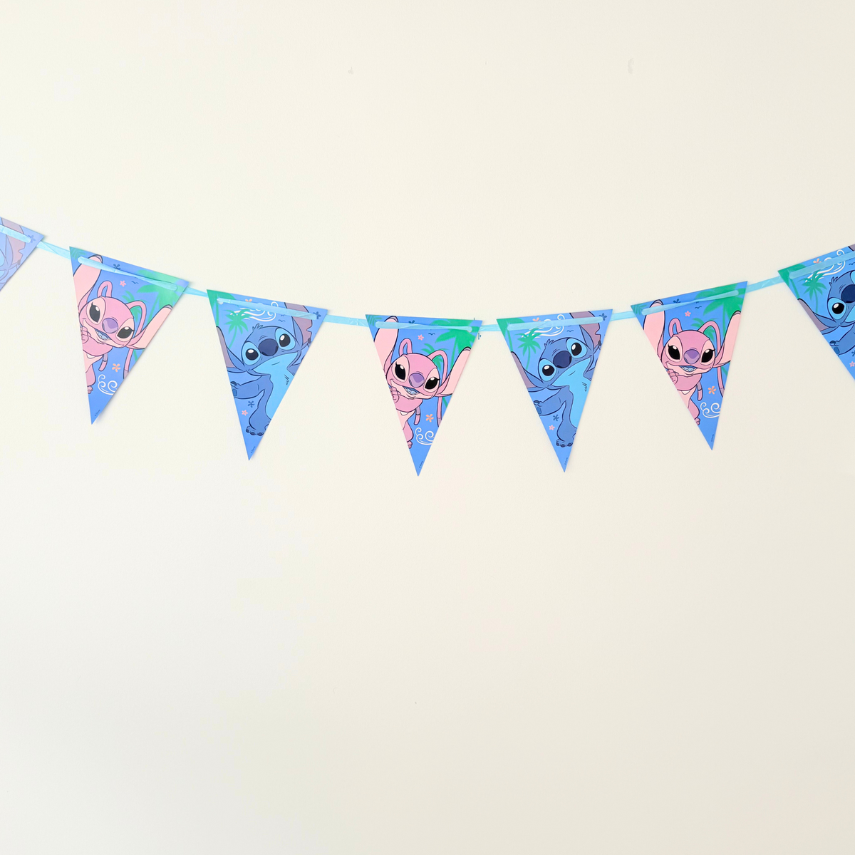 Personalised Stitch movie Balloon bouquet stand display product photo 8