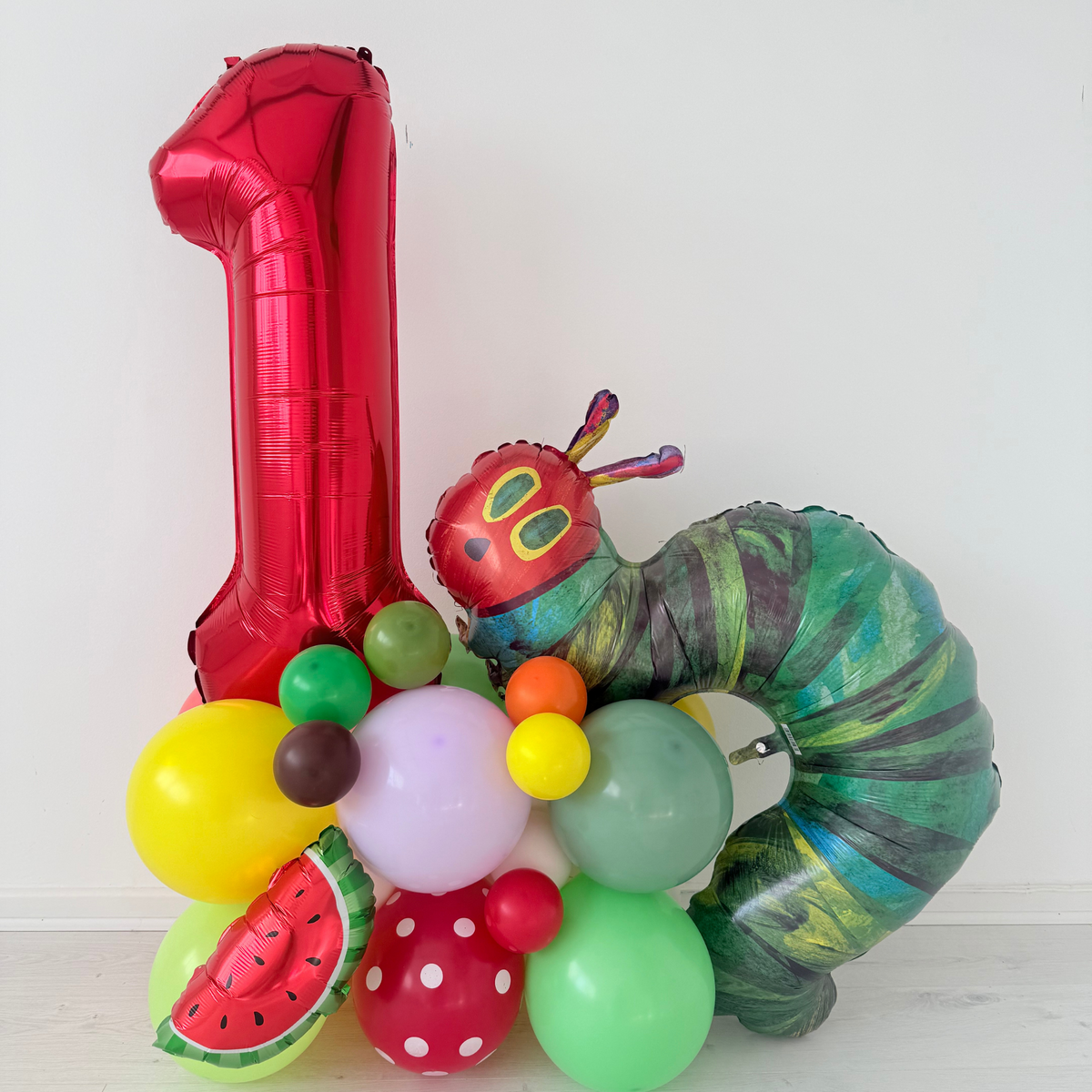 Personalised Hungry Caterpillar Balloon Bouquet Kit product photo 3