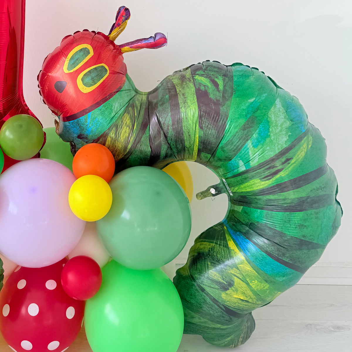 Personalised Hungry Caterpillar Balloon Bouquet Kit product photo 4