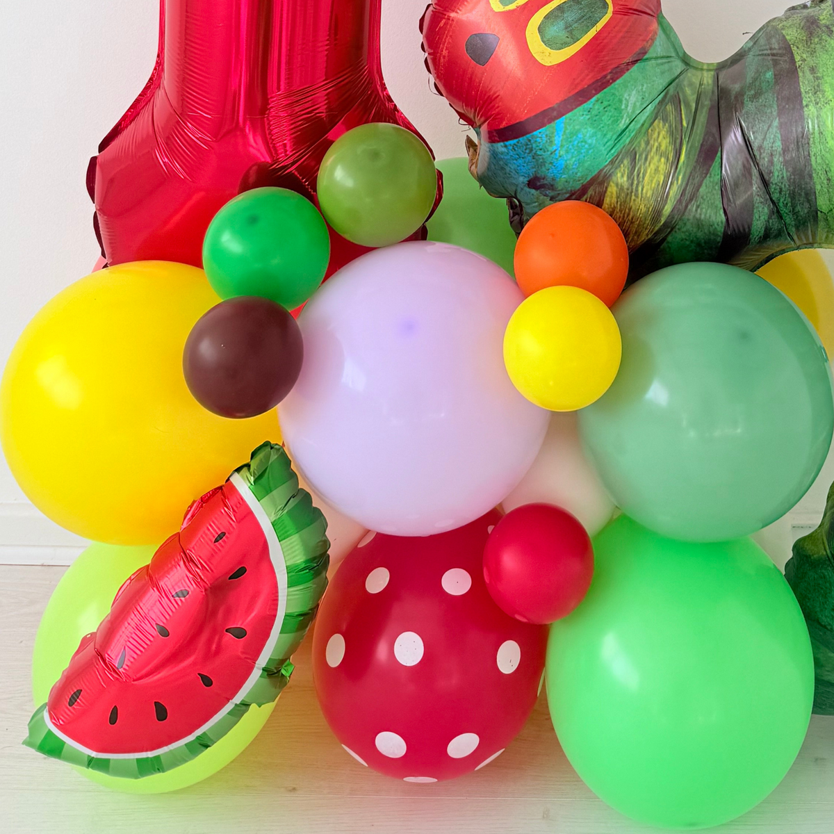 Personalised Hungry Caterpillar Balloon Bouquet Kit product photo 5