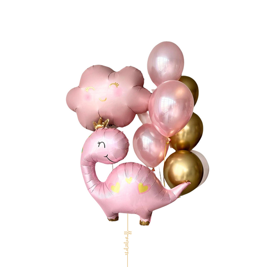 Pink Dinosaur and Could Balloon Bundle product photo