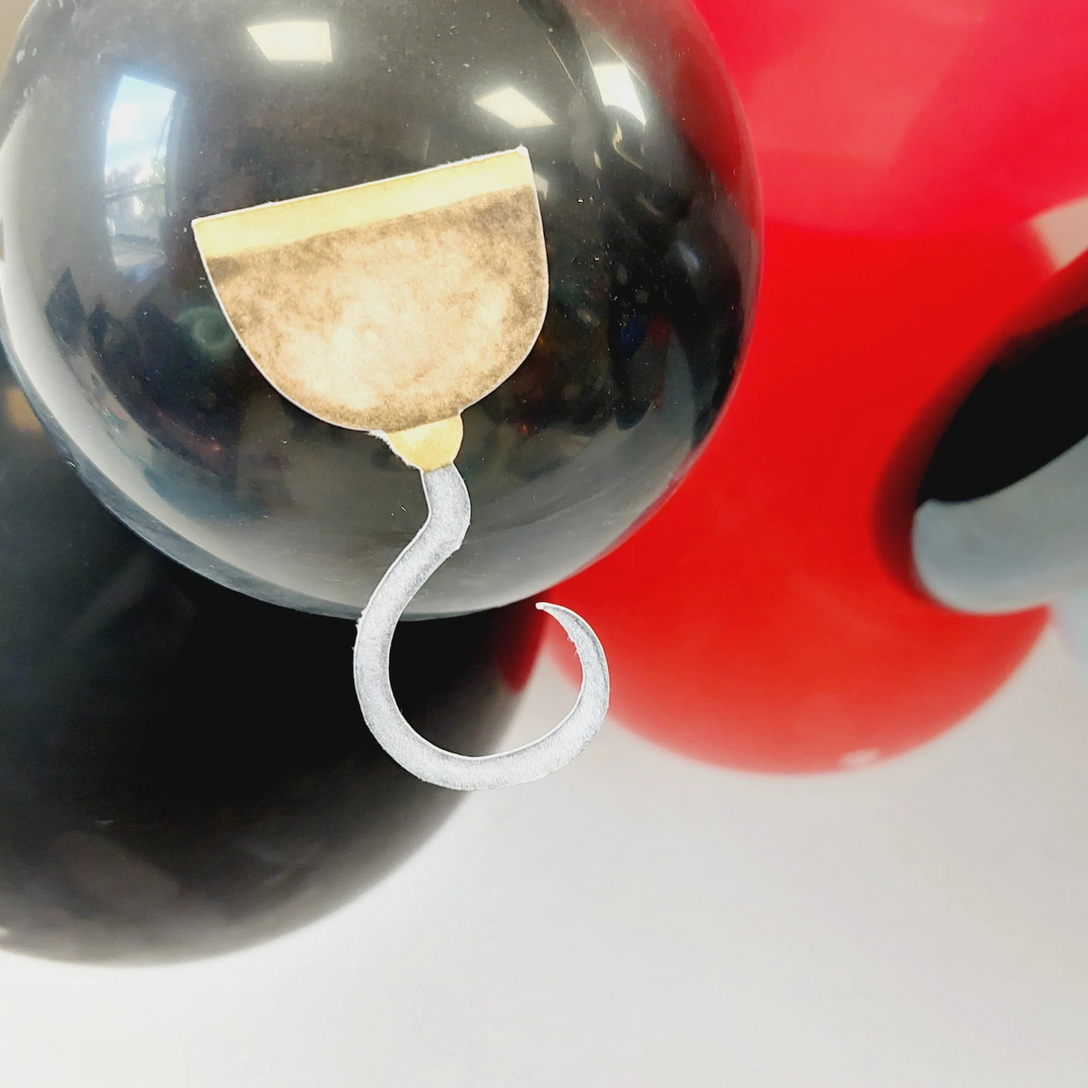 Pirate ship black octopus boys birthday balloon sculpture bouquet product photo 4