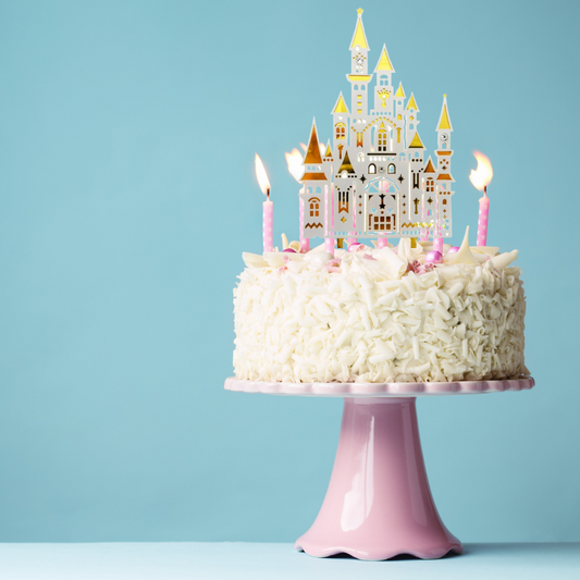Princess castle Acrylic cake topper product photo