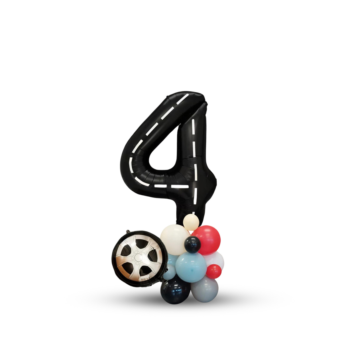 FAST one Two FAST Racing Car Birthday Balloon Bouquet Sculpture product photo 5