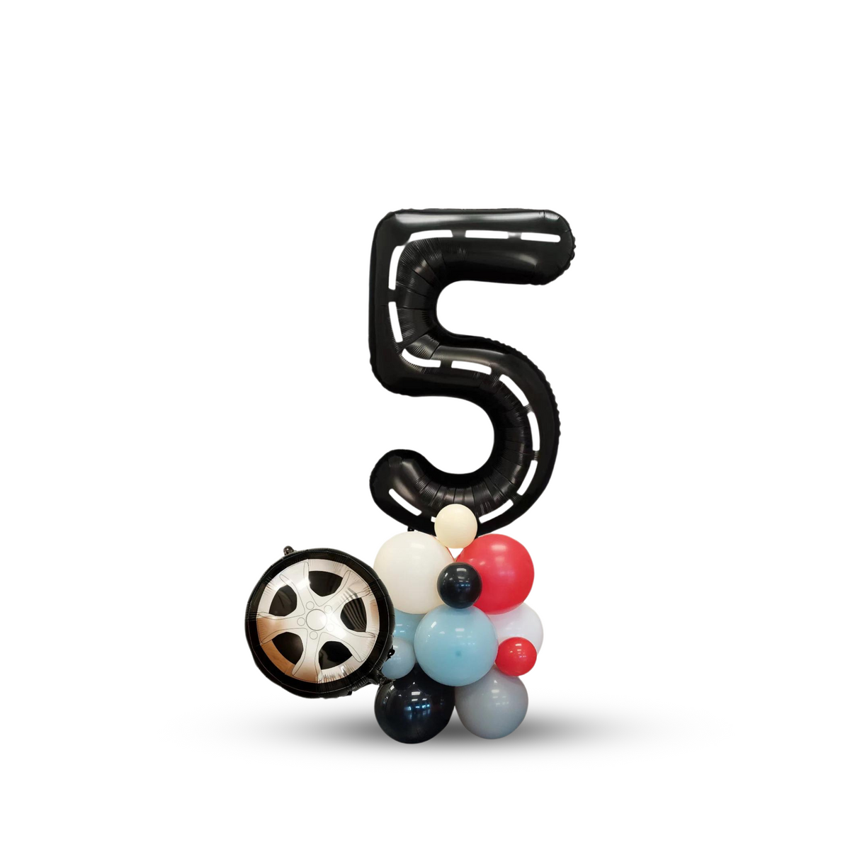 FAST one Two FAST Racing Car Birthday Balloon Bouquet Sculpture product photo 6