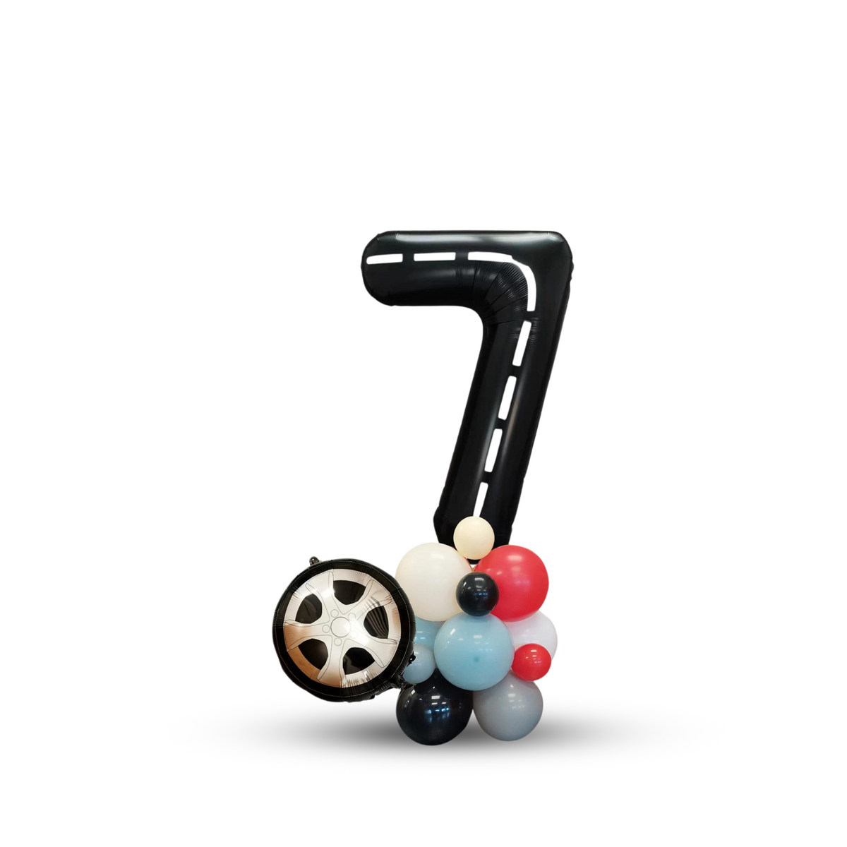 FAST one Two FAST Racing Car Birthday Balloon Bouquet Sculpture product photo 8