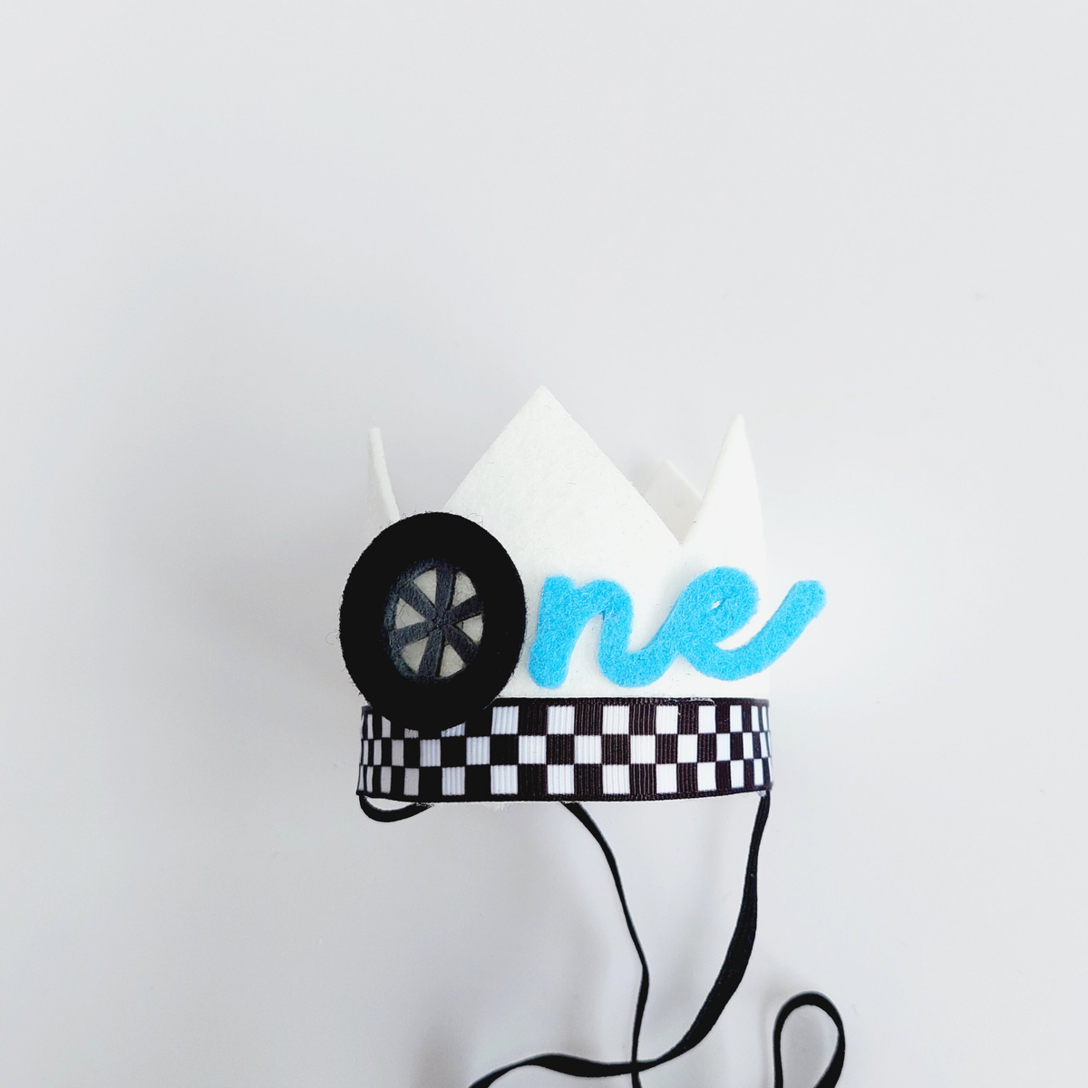 Racing Car Birthday fast one two fast 1st 2nd birthday cake smashing party hat product photo 2