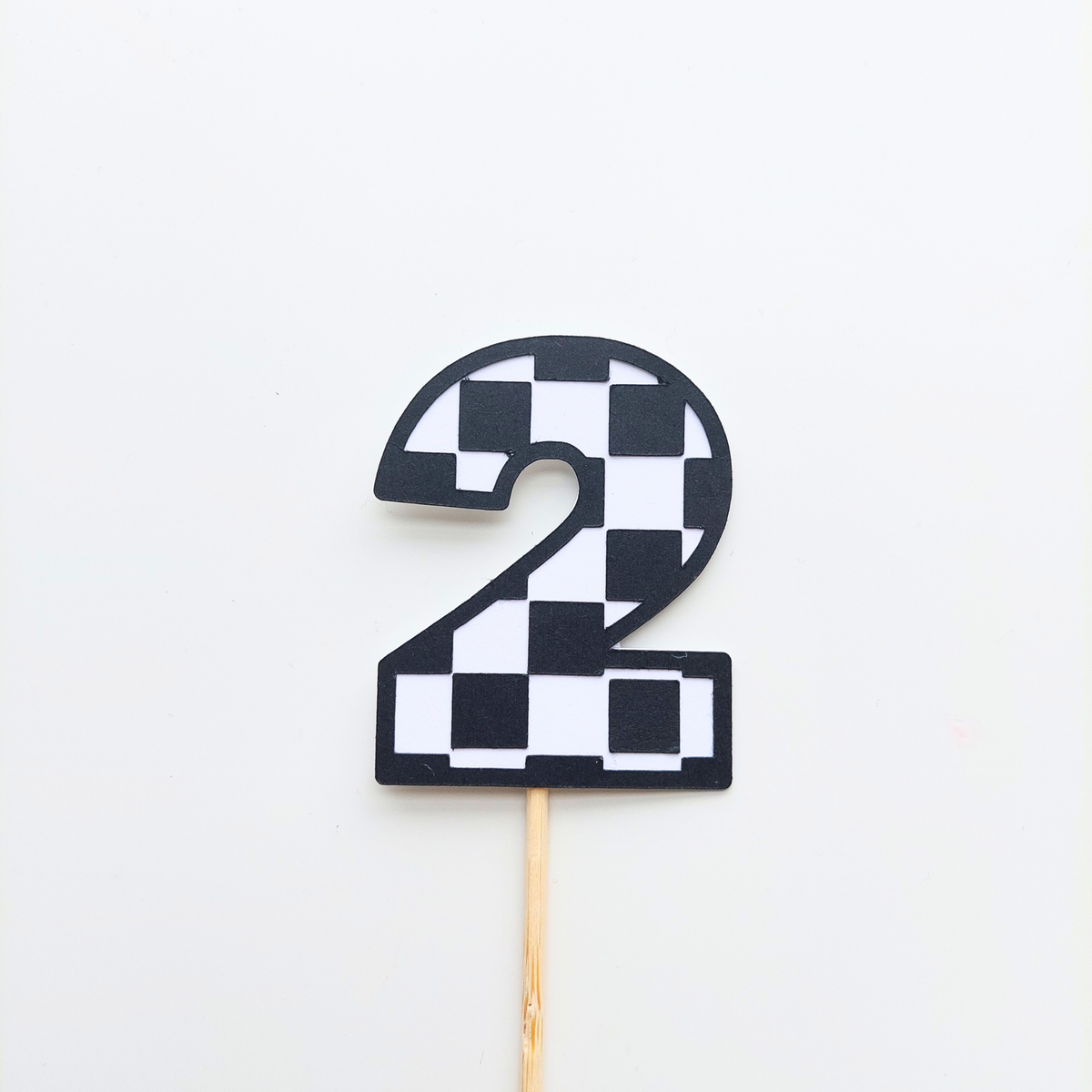 Personalised Racing Car Birthday paper cake topper for 1st 2nd birthdays product photo 7
