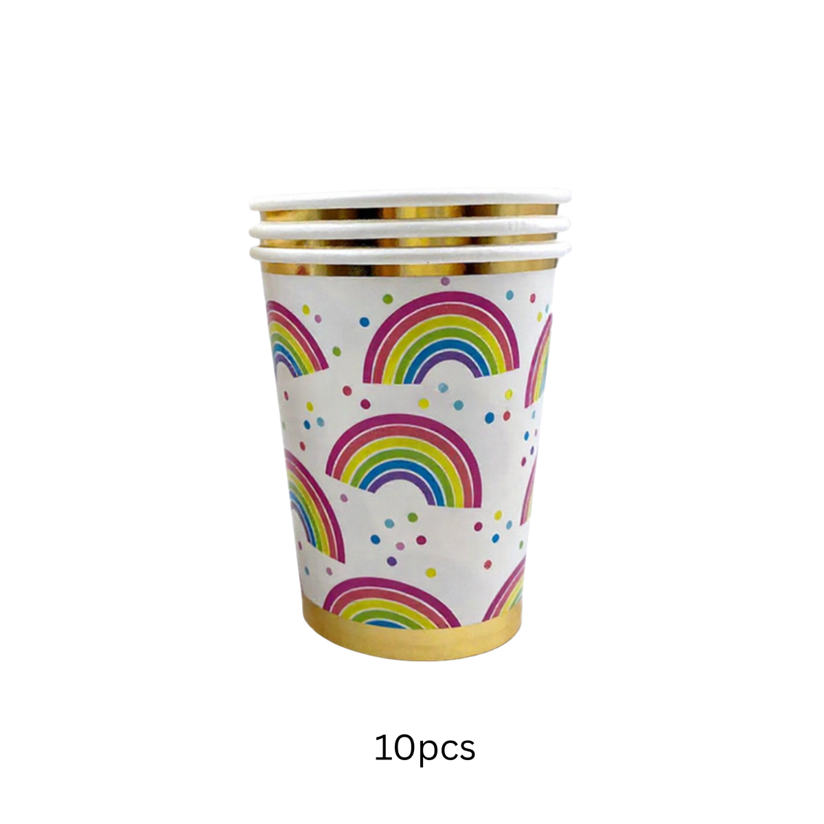 Rainbow Multi colour tableware set 10-pack product photo 3