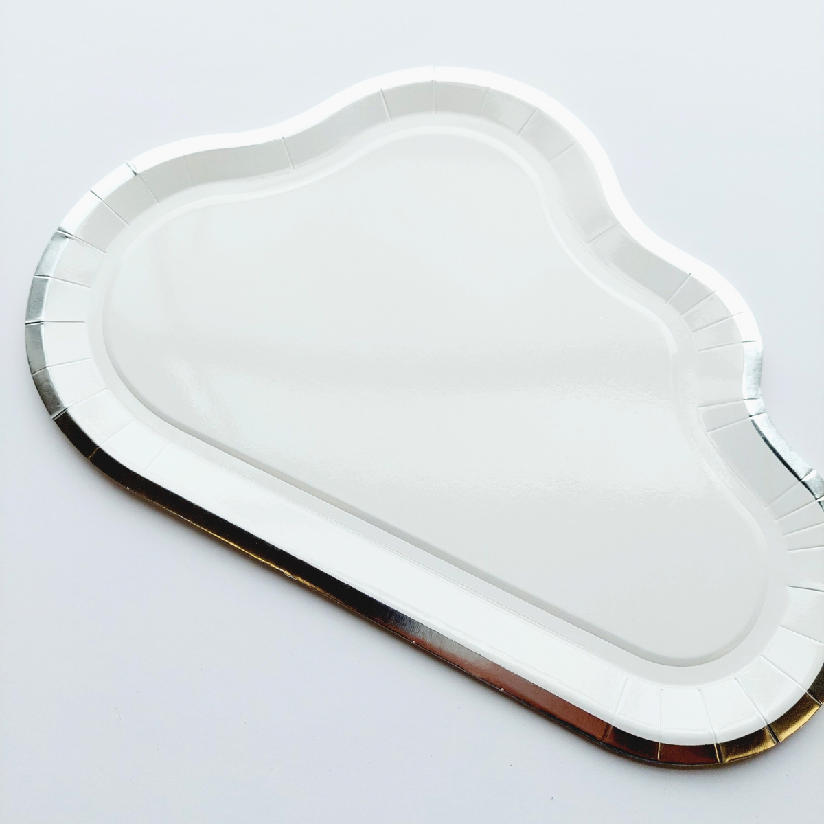 8-pack Rainbow and cloud party disposable paper tableware kit product photo 4
