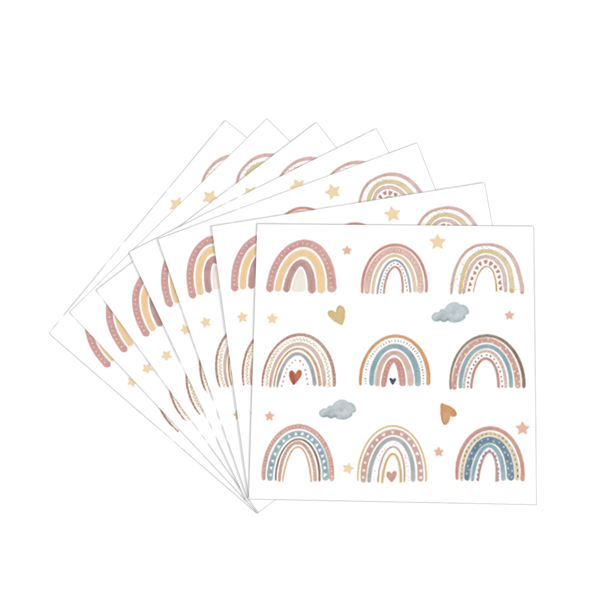 Rainbow tableware set 10-pack product photo 5