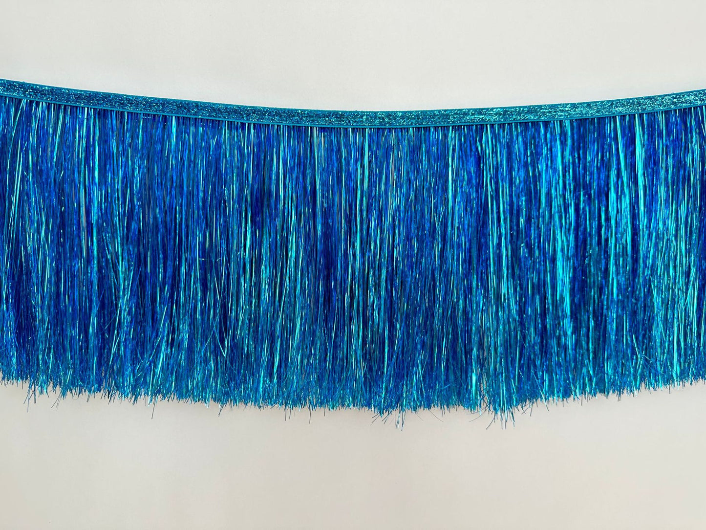 Foil tinsel tassel fringe garland