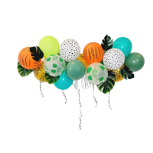 Safari Jungle Zoo Animal Balloon garland birthday decoration product photo