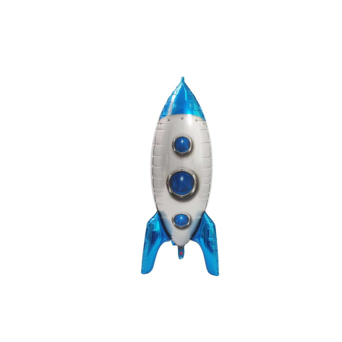 Space blue and red rocket balloon boys outer space birthday party decoration product photo 2