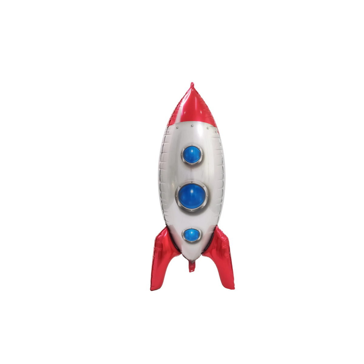 Space blue and red rocket balloon boys outer space birthday party decoration product photo