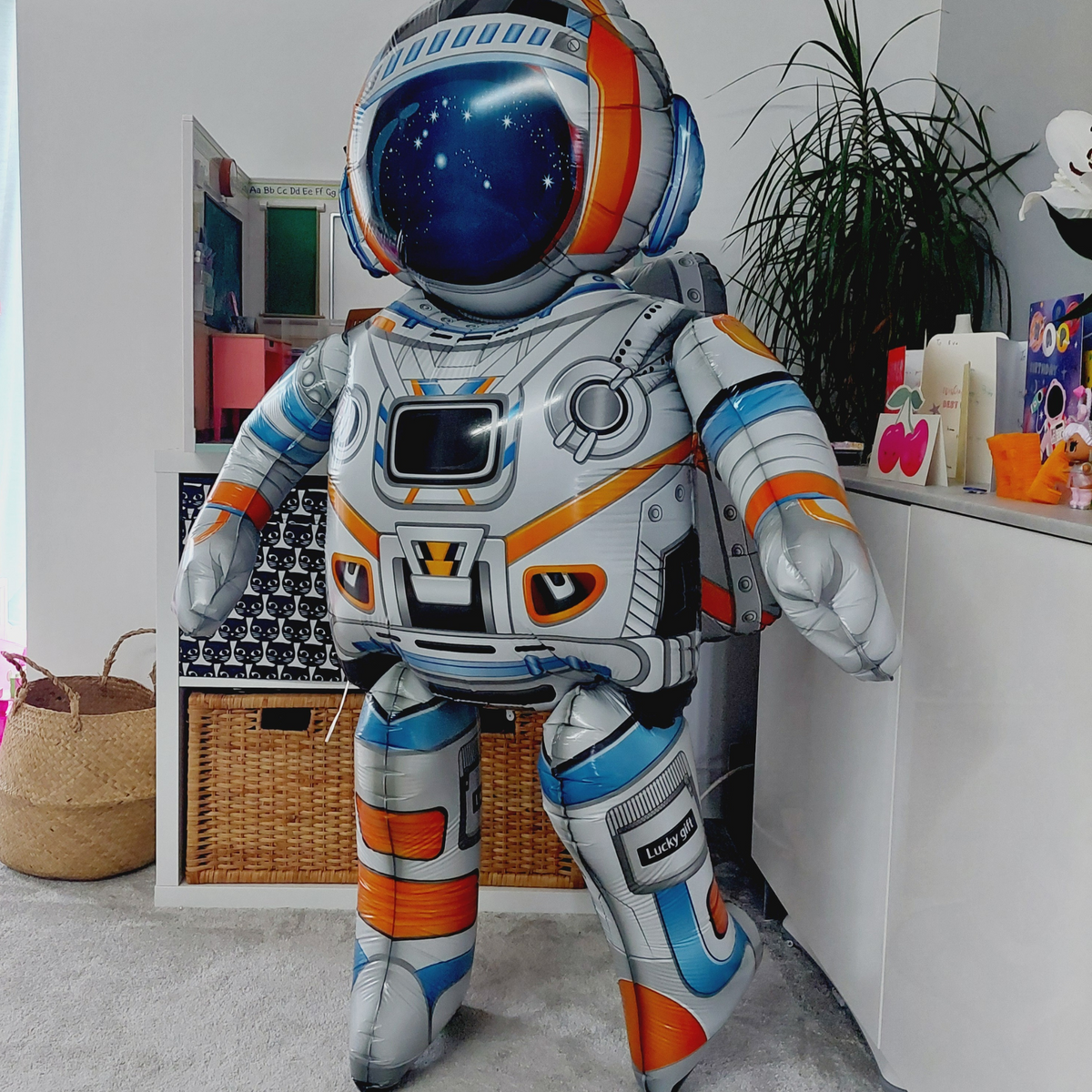 Space Large Astronaut balloon boys outer space birthday party decoration product photo 3