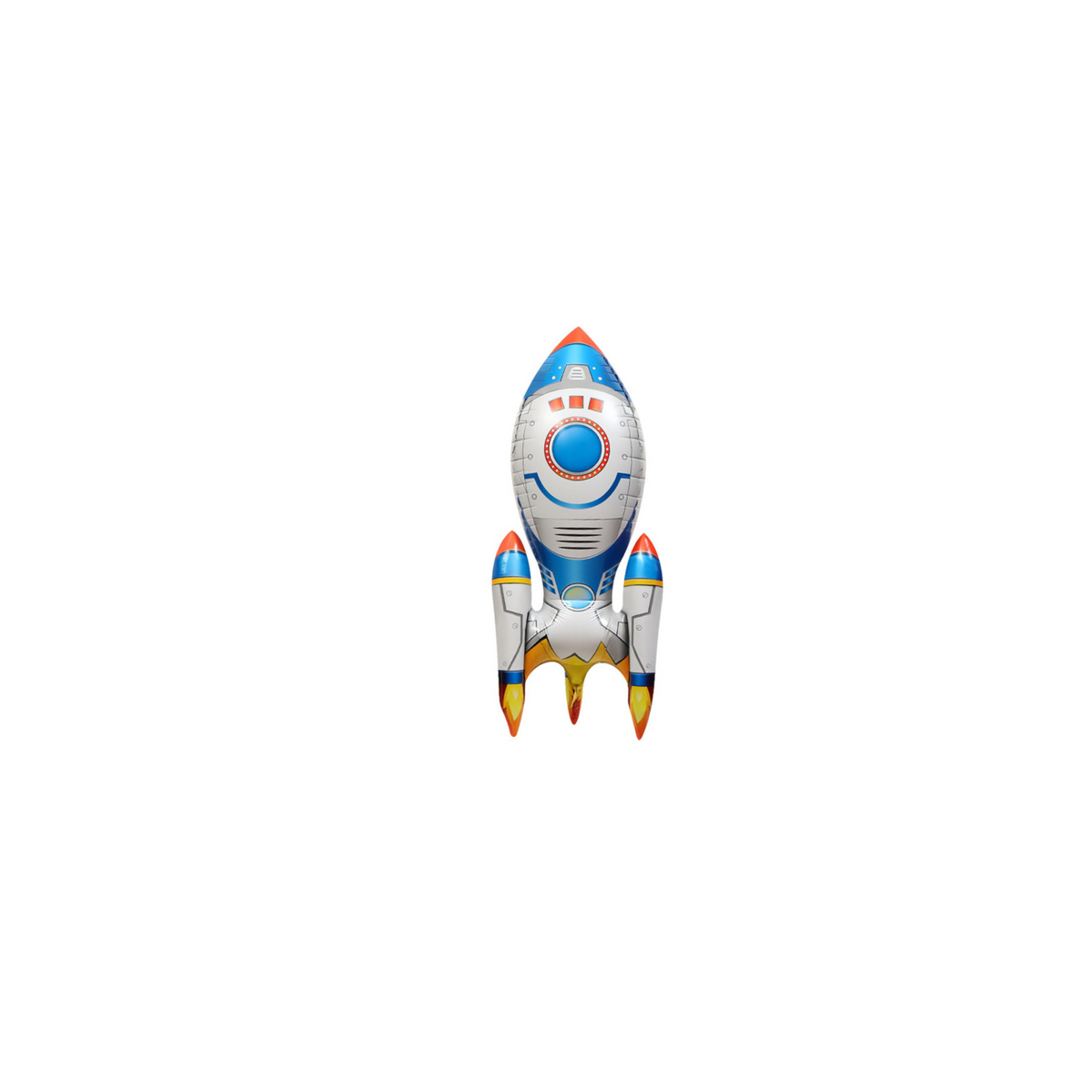 Space mini white rocket balloon boys outer space birthday party decoration product photo