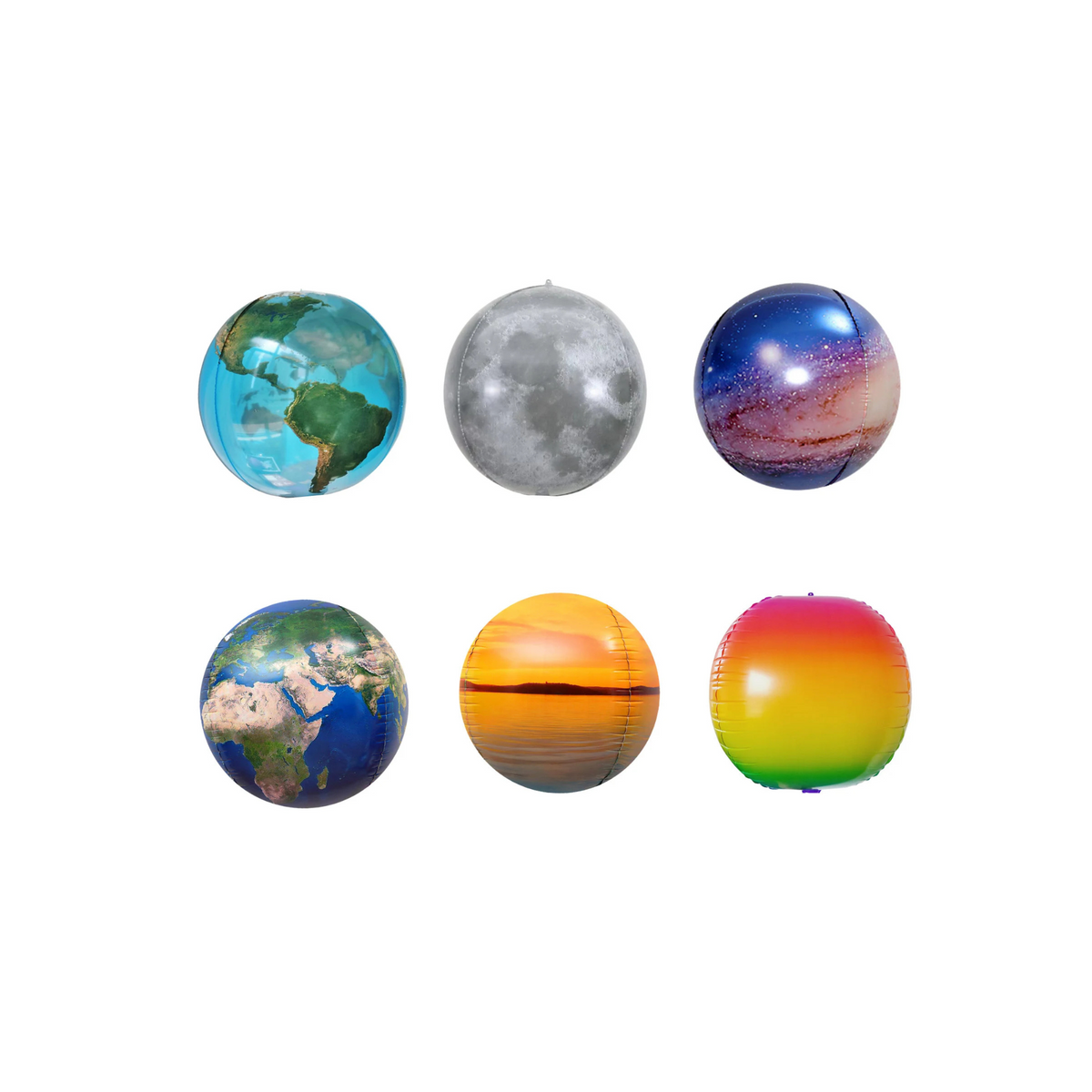 Space planet balloon earth galaxy moon boys girls outer space birthday party decoration product photo