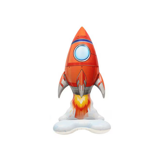 Space rocket balloon boys outer space birthday party decoration product photo