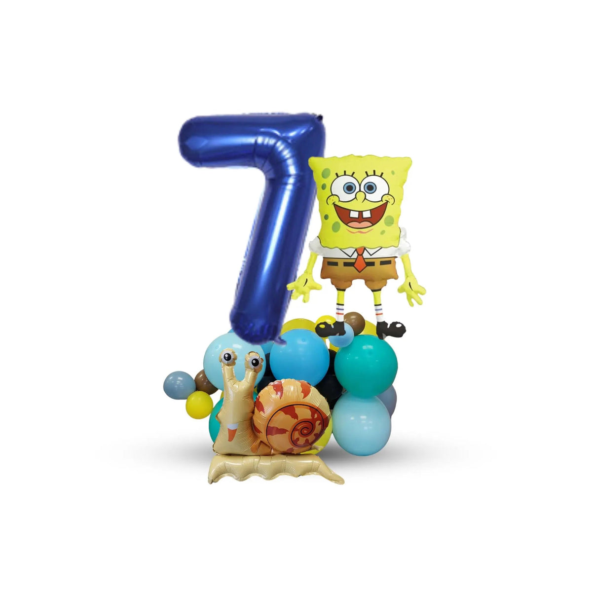 Sponge bob square pants birthday balloon bouquet tower product photo 8