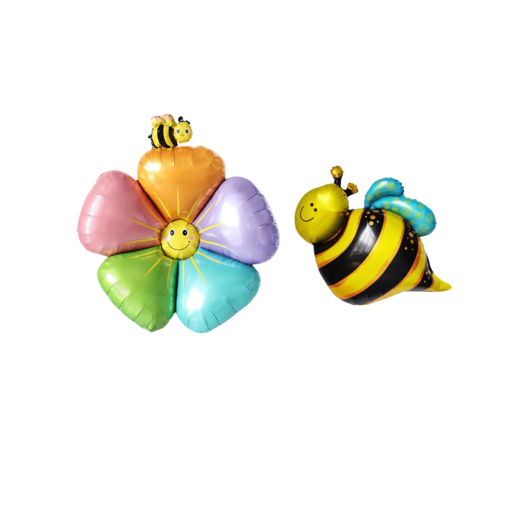 Spring Easter bee flowers balloon children adults birthday party balloon bundle product photo 2