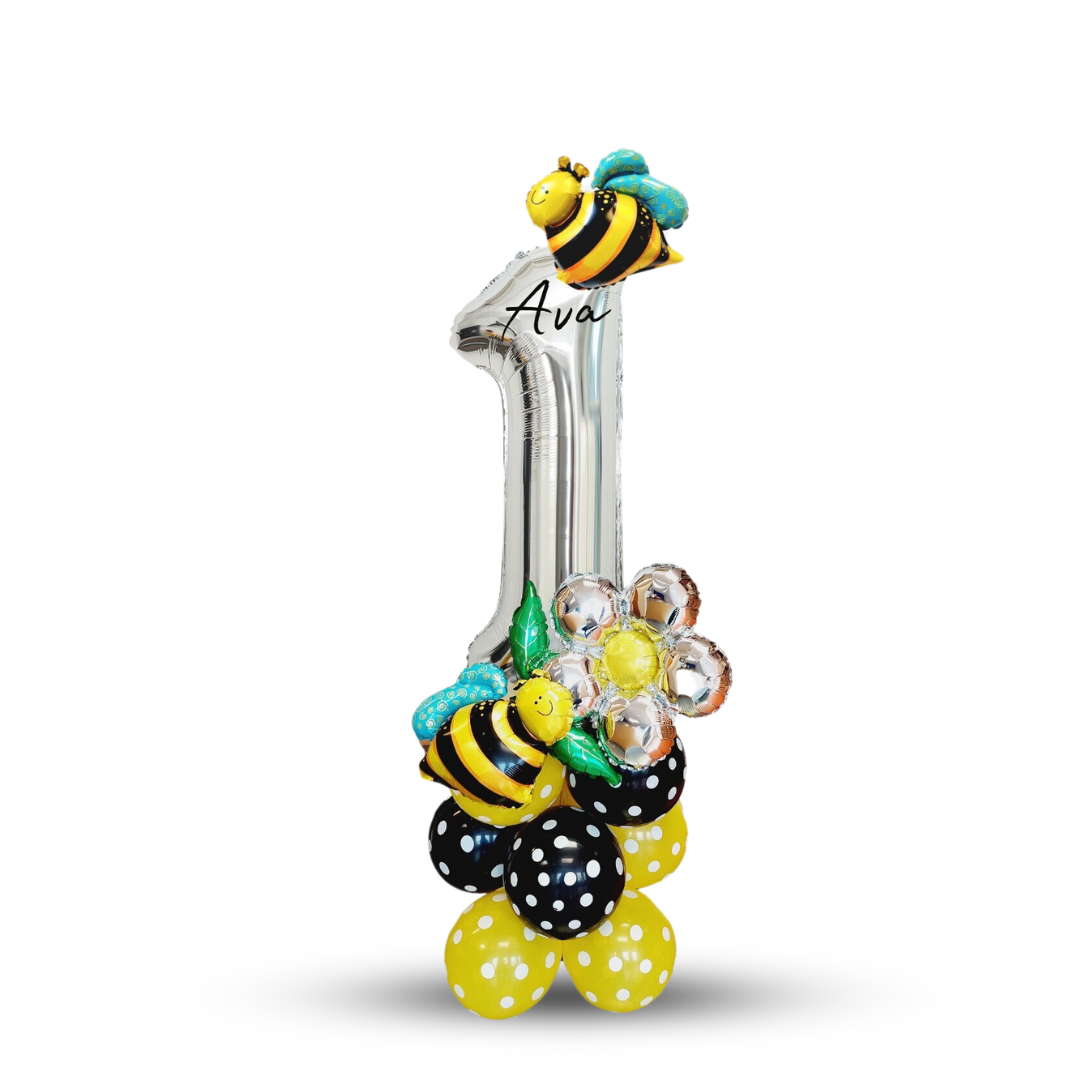 Spring Easter bee flowers balloon children adults birthday party sculpture bouquet product photo 2