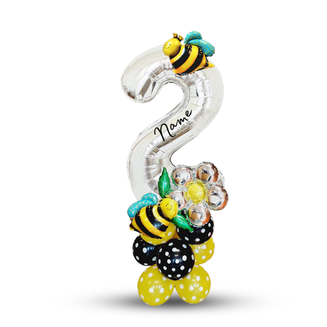 Spring Easter bee flowers balloon children adults birthday party sculpture bouquet product photo 3