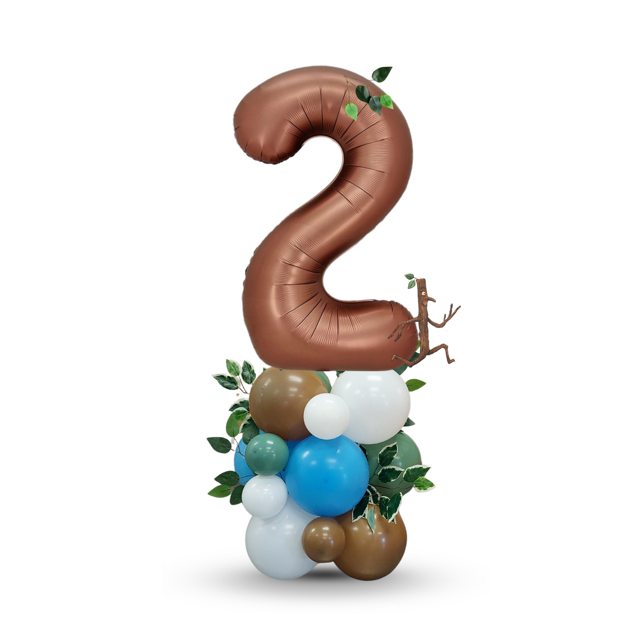 Stickman birthday balloon bouquet product photo 2