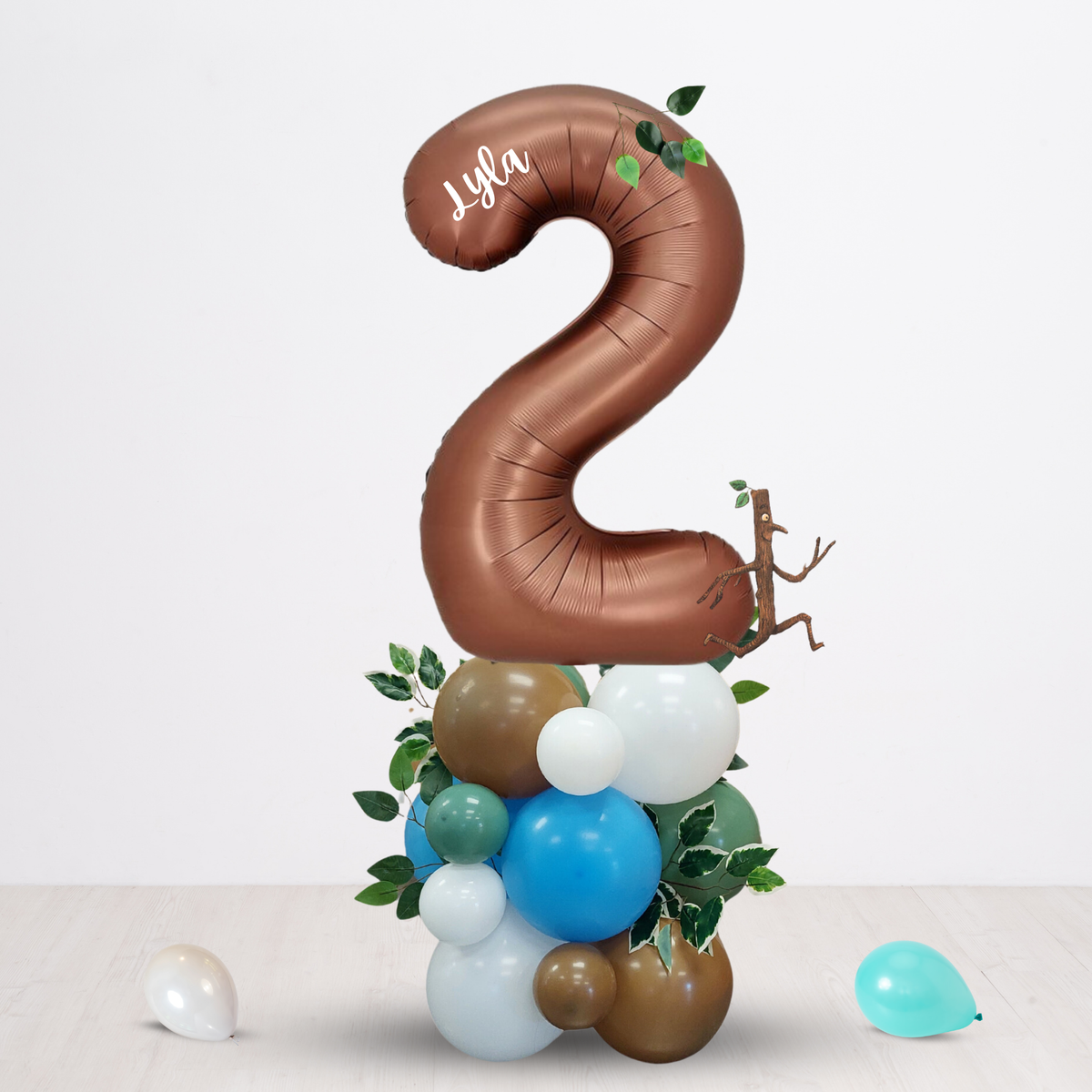 Stickman birthday balloon bouquet product photo