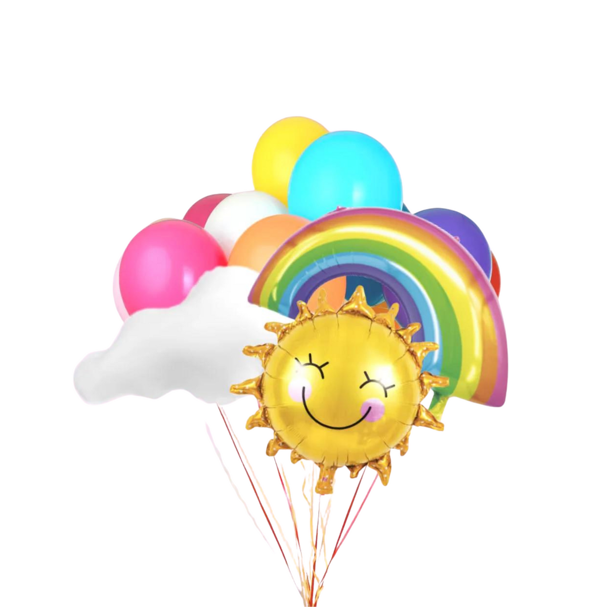 Sun Cloud Rainbow Balloon Bundle product photo