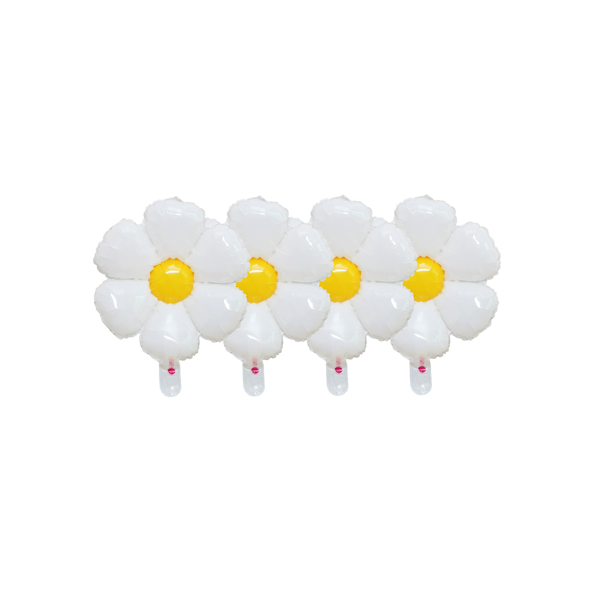 Sweet daisy balloon pastel pink yellow orange balloon garland product photo 3