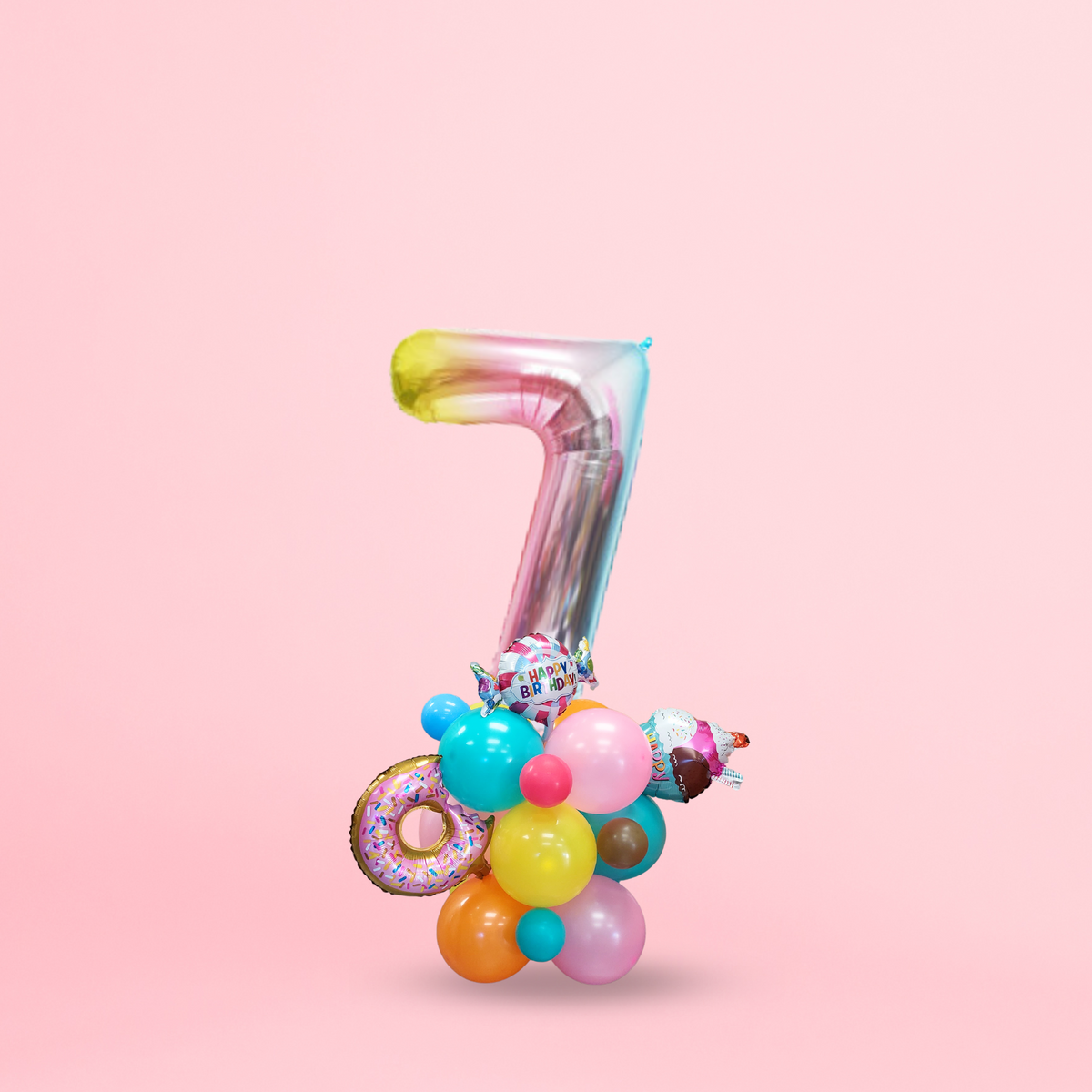 Sweets and ice cream balloon bouquet product photo 4