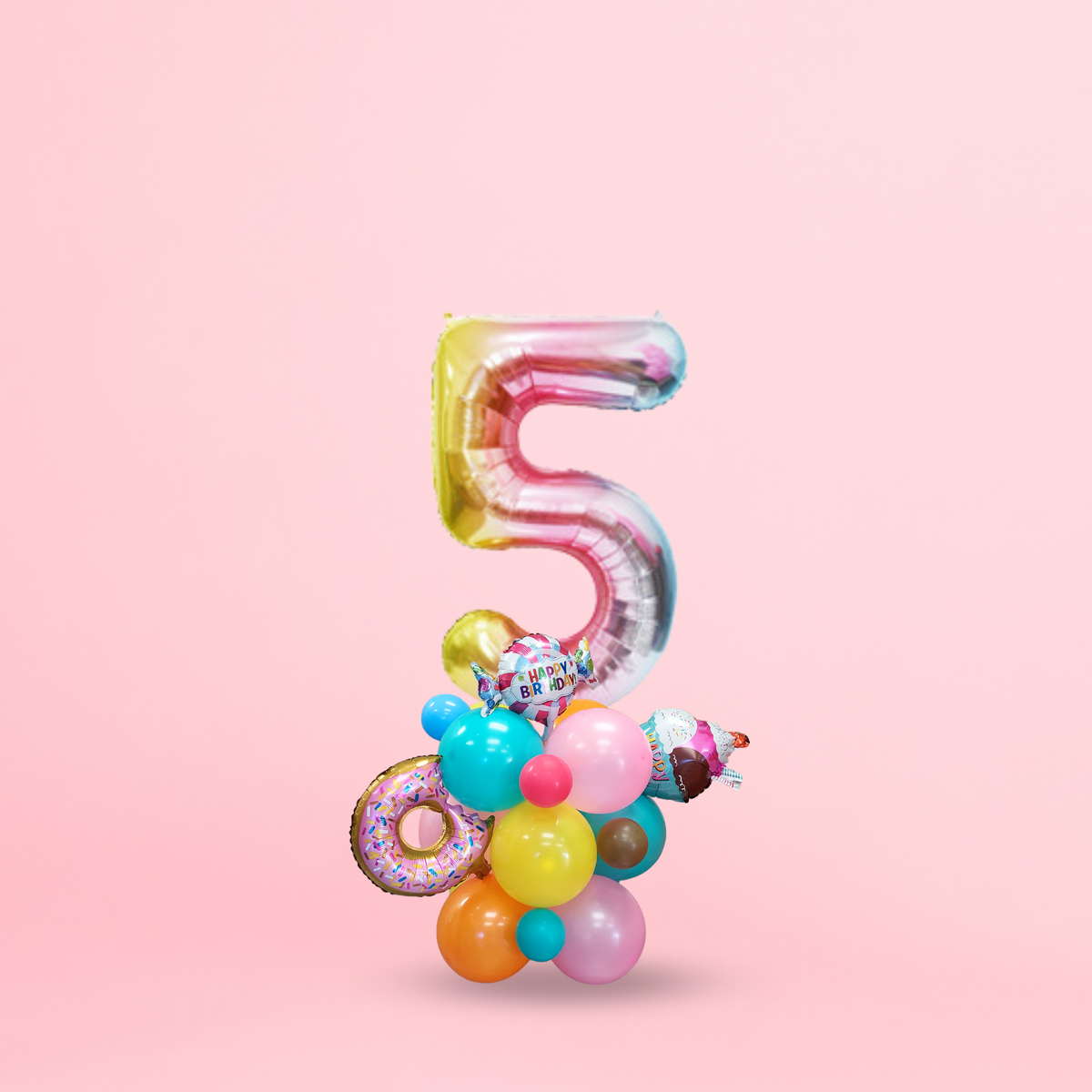 Sweets and ice cream balloon bouquet product photo 5
