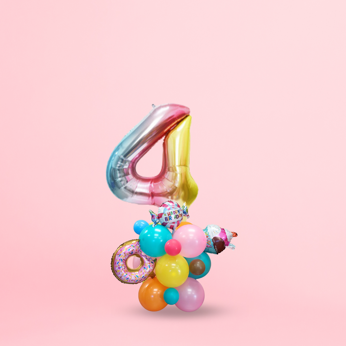 Sweets and ice cream balloon bouquet product photo 6