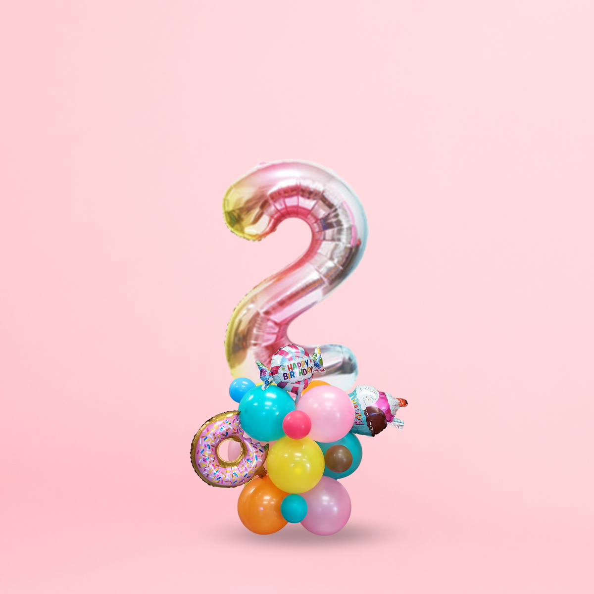 Sweets and ice cream balloon bouquet product photo 8
