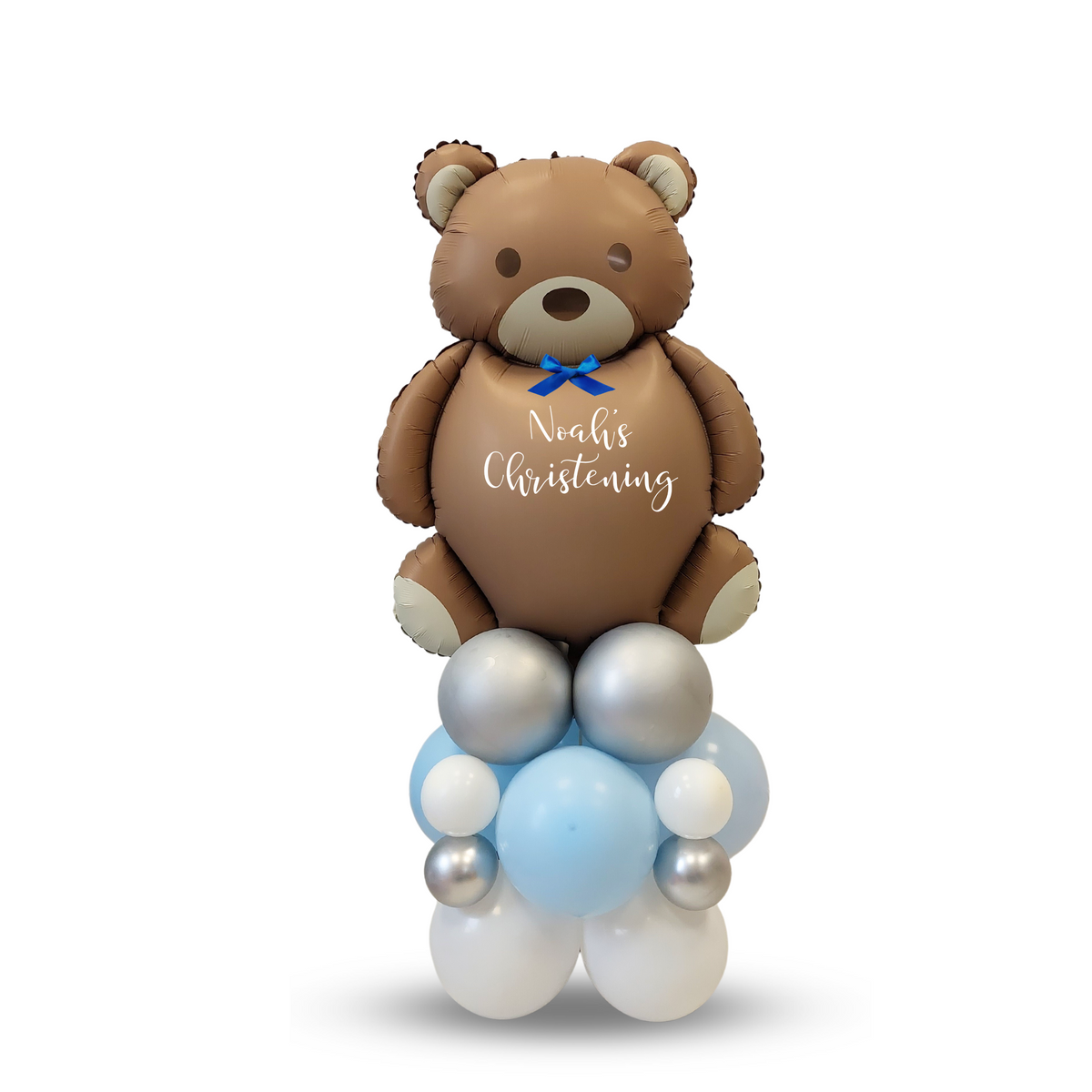 Personalised Teddy bear boys 1st 2nd birthday baby shower christening product photo 3