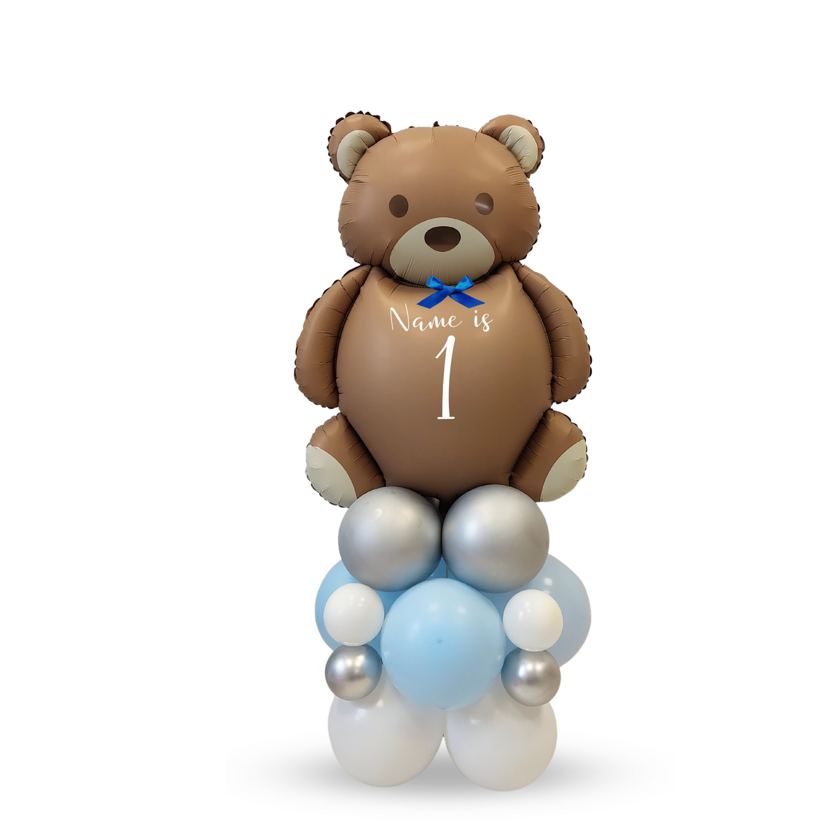 Personalised Teddy bear boys 1st 2nd birthday baby shower christening product photo 4