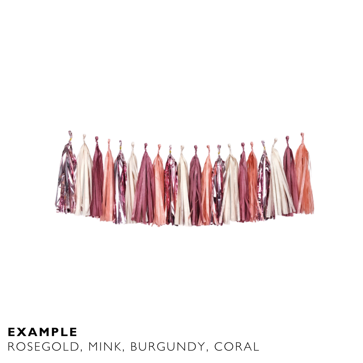 All colours Make your own Paper Tissue Tassel Garland more than 50 colours 5-Pack each product photo 14
