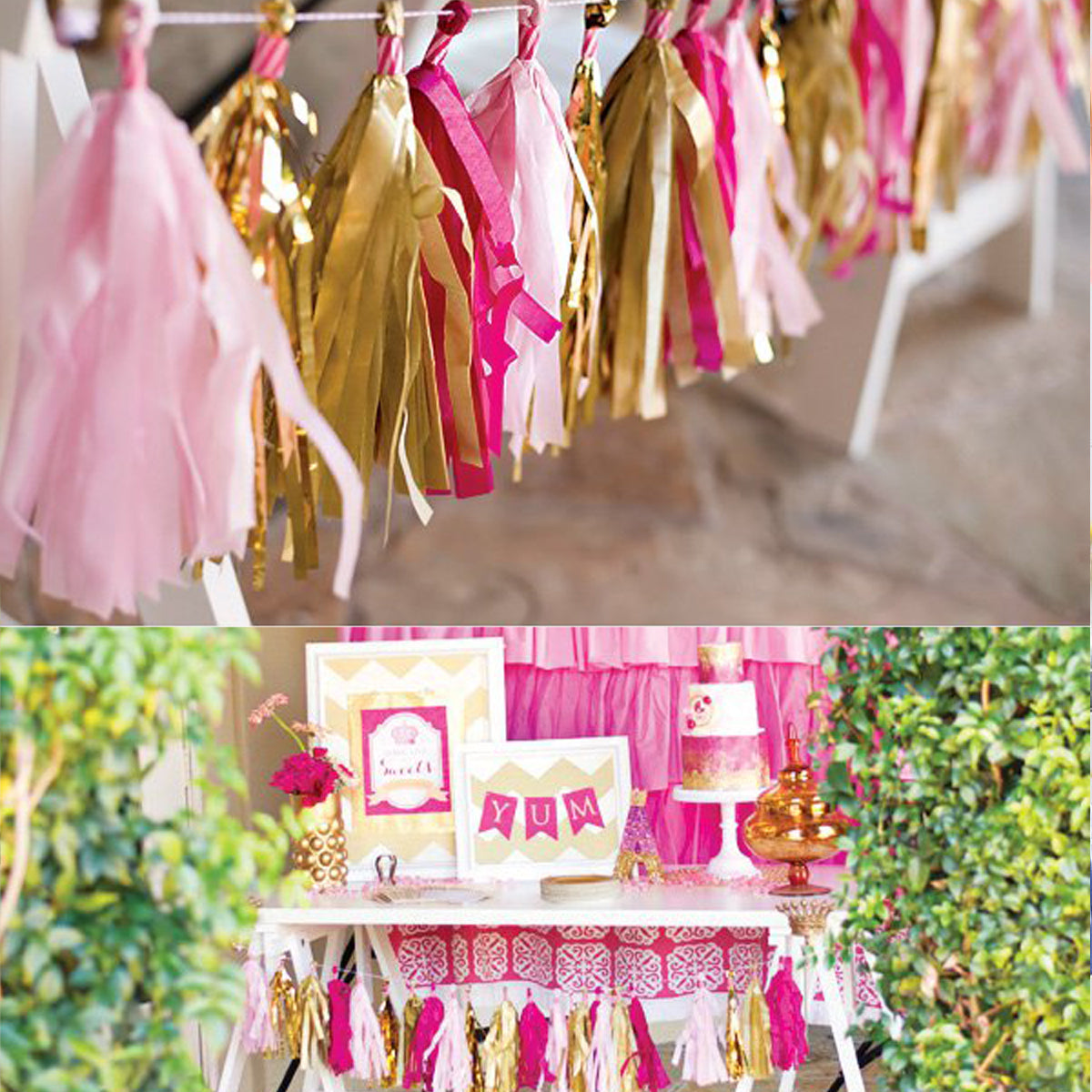 All colours Make your own Paper Tissue Tassel Garland more than 50 colours 5-Pack each product photo 18