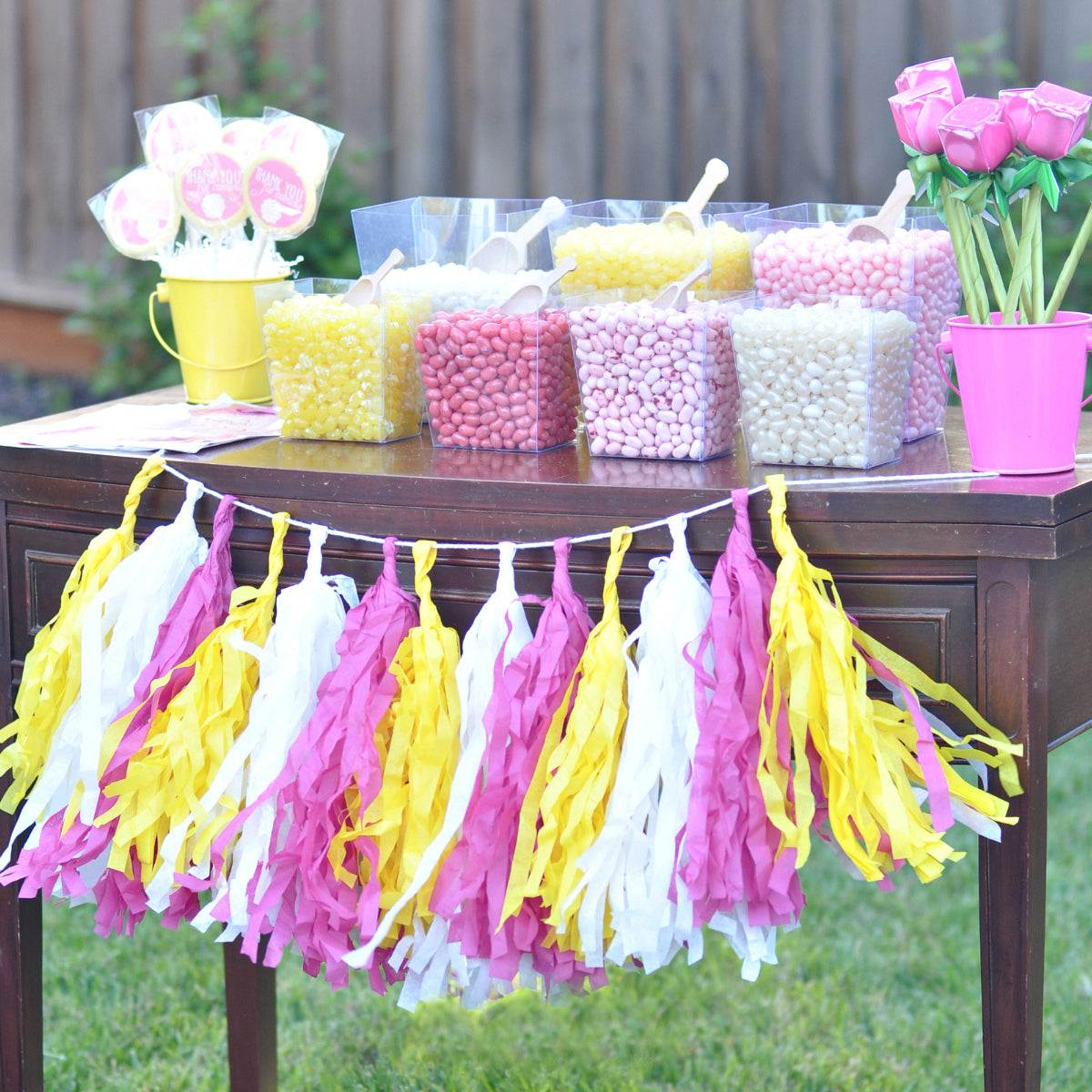 All colours Make your own Paper Tissue Tassel Garland more than 50 colours 5-Pack each product photo 22