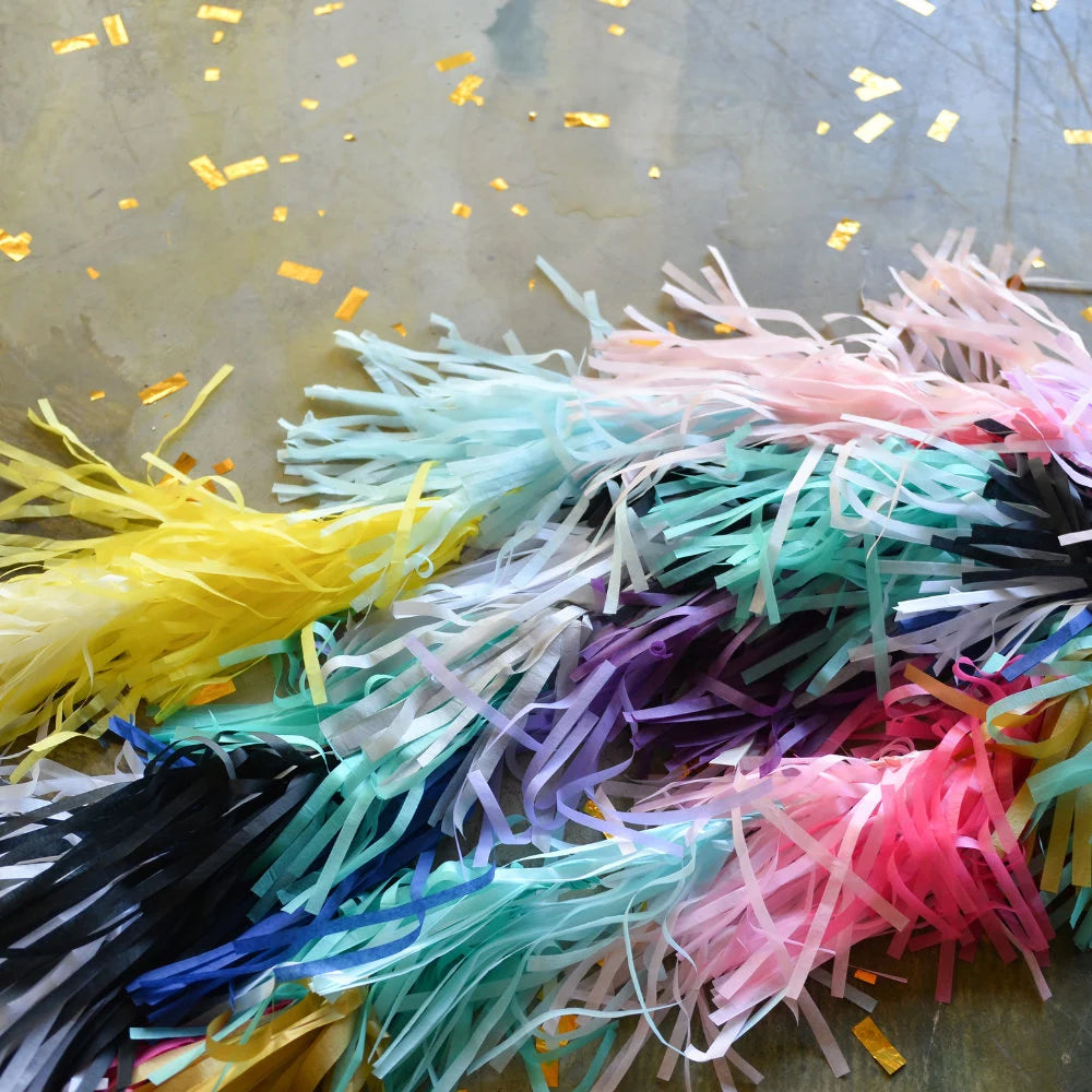 All colours Make your own Paper Tissue Tassel Garland more than 50 colours 5-Pack each product photo 3