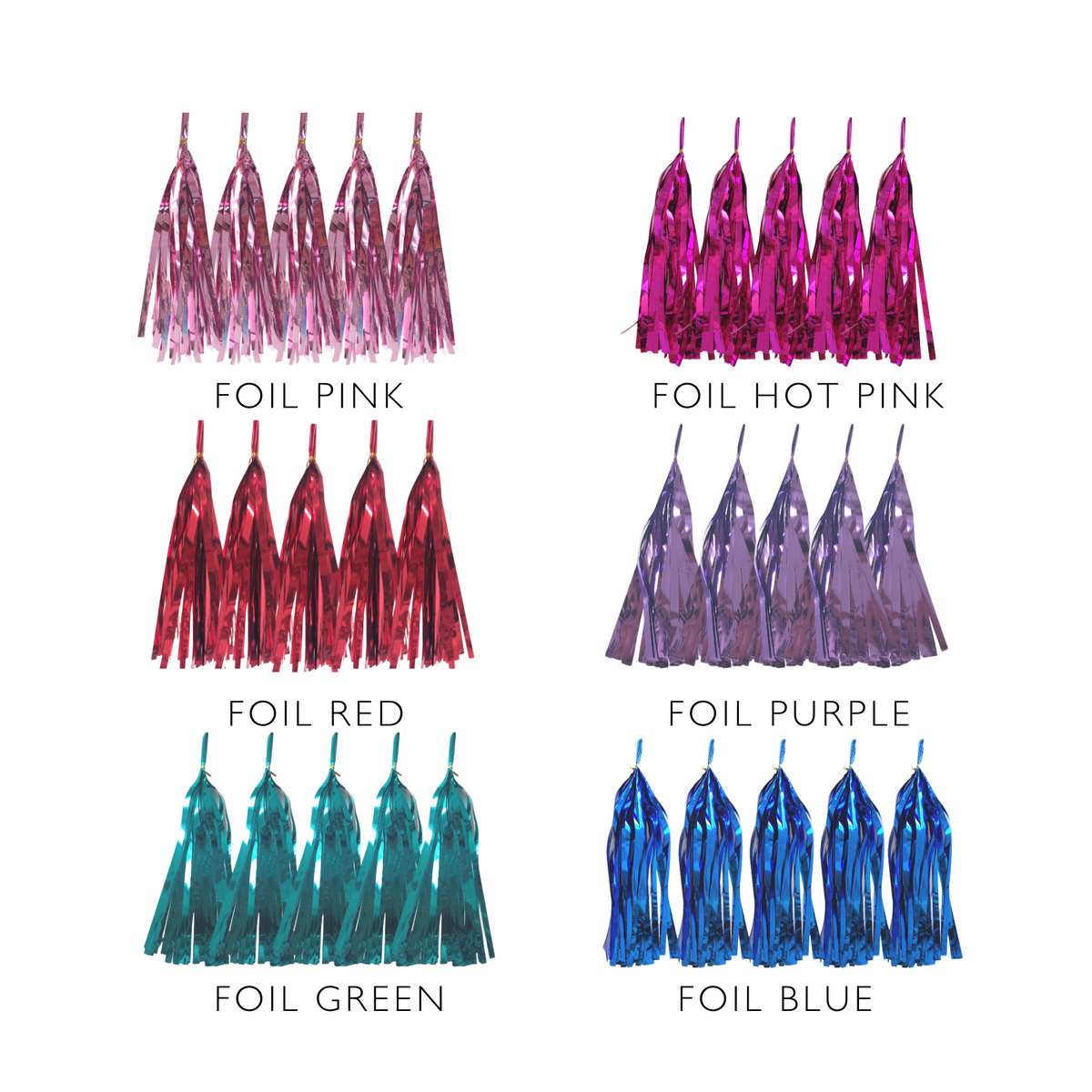All colours Make your own Paper Tissue Tassel Garland more than 50 colours 5-Pack each product photo 8