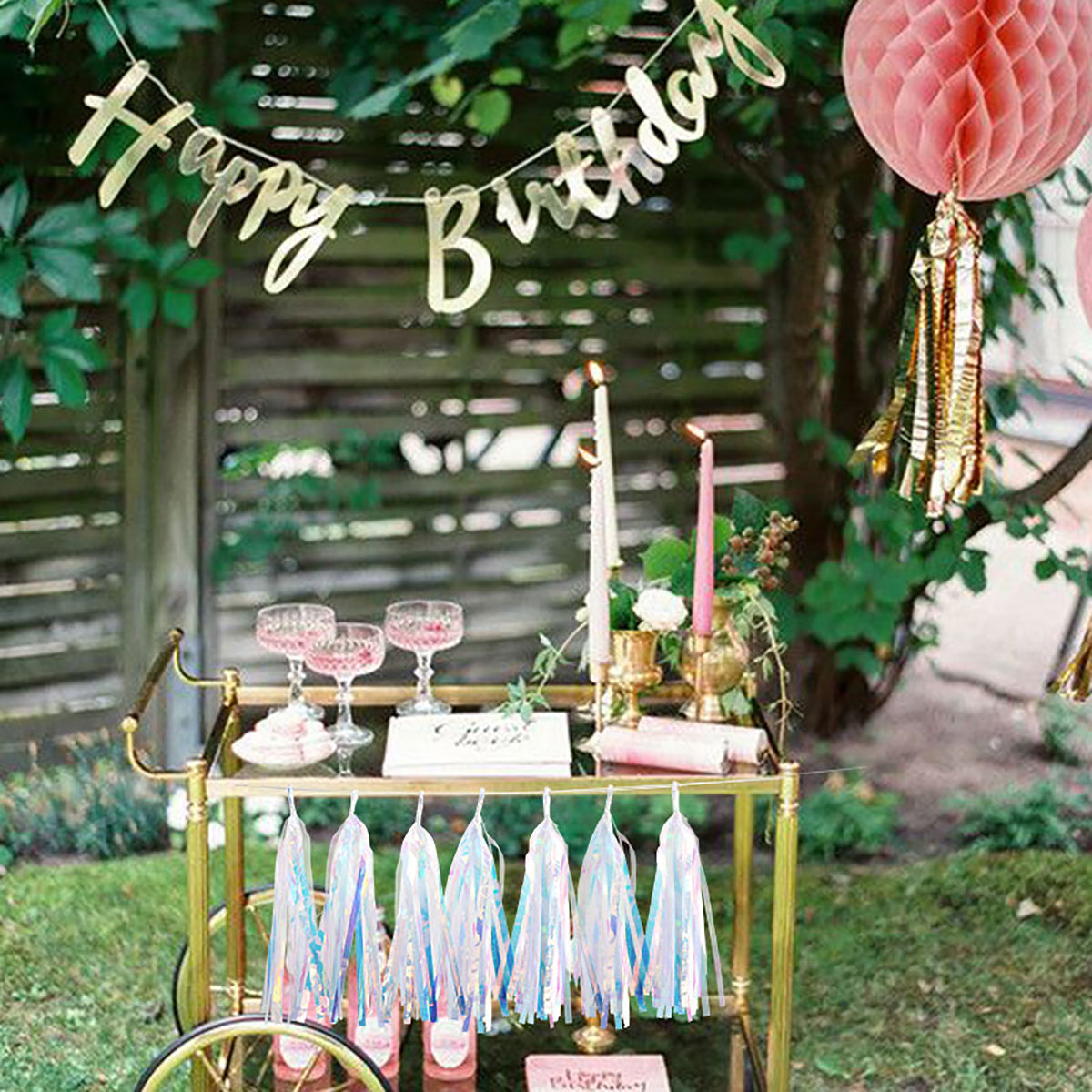 All colours Make your own Paper Tissue Tassel Garland more than 50 colours 5-Pack each product photo 9
