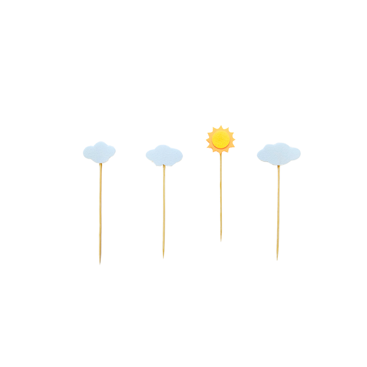 Felt Trees and Clay Dinosaurs Cake Topper set lifestyle photo