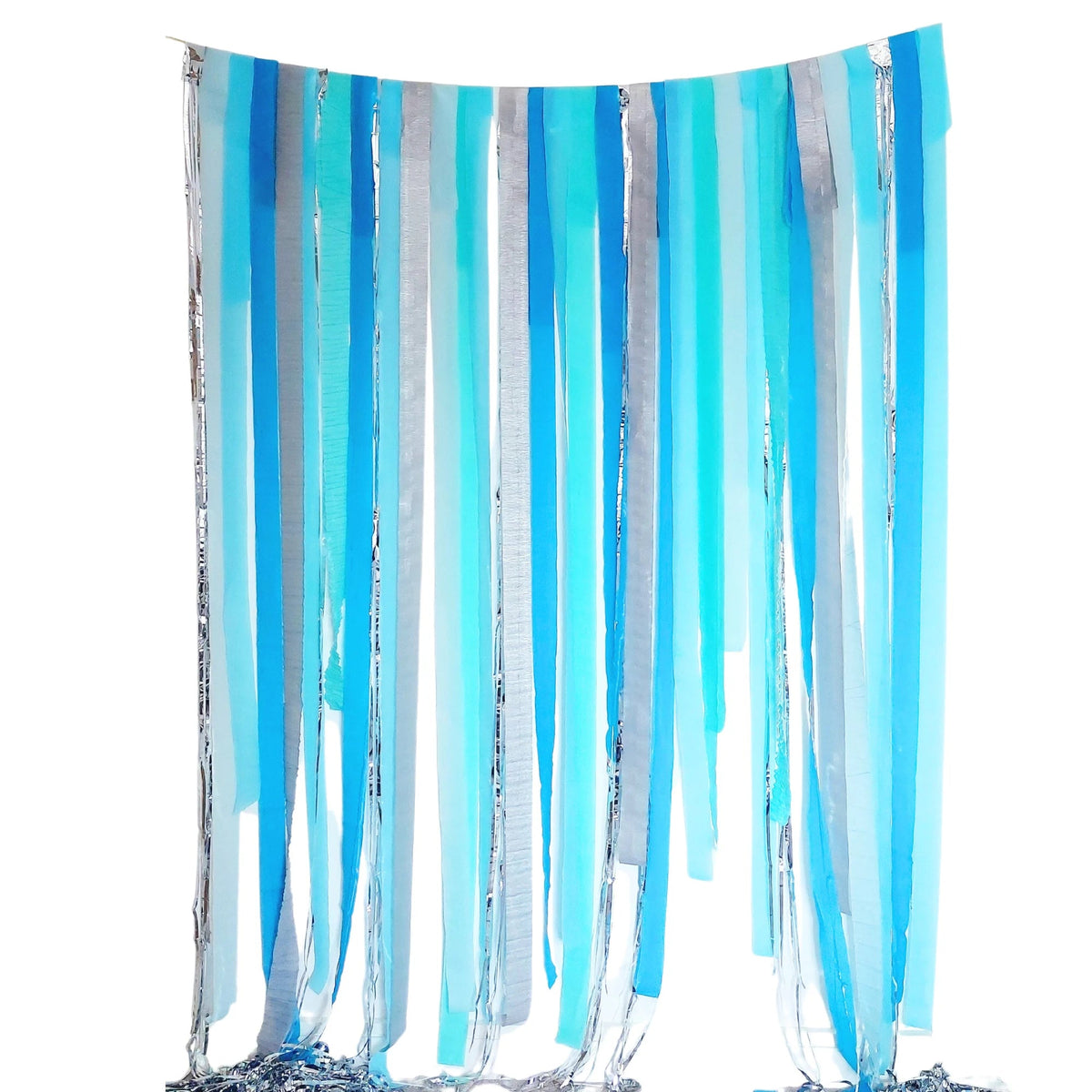 Under the sea birthday balloon garland crepe people streamers display product photo 4