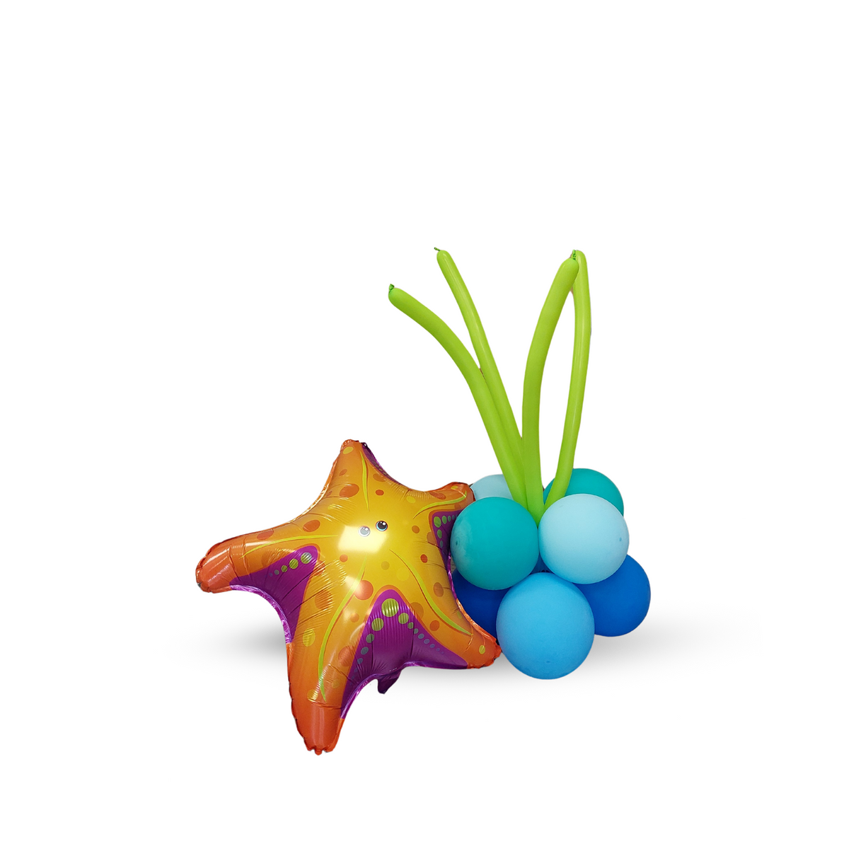 Under the sea fish birthday balloon bouquet product photo 5